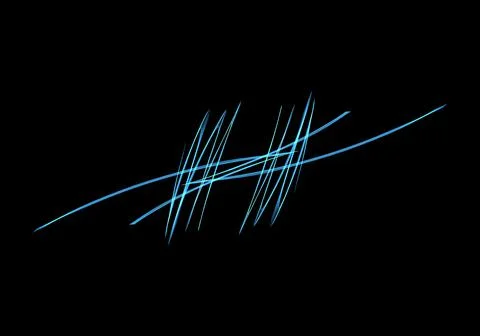 Abstract waves on wire background design. Wireless concept Stock Illustration