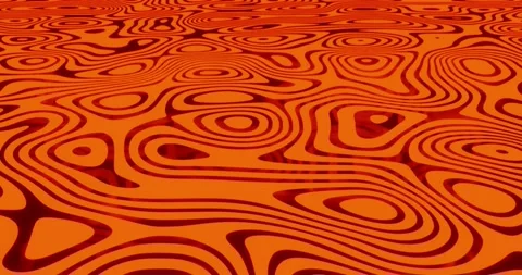 Abstract Waving Backdrop Red Glowing Blurred Animated Lines. Virtual Space El Stock Footage 149405159