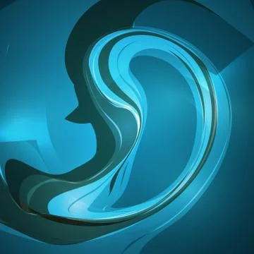 Abstract waving background Illustrazione stock