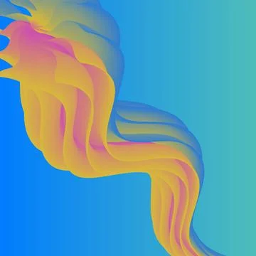 Abstract waving background Illustrazione stock