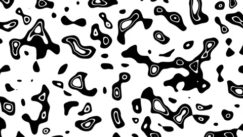 Abstract Waving black lines on white Background. Looping 4k animation of an Video stock 262573493