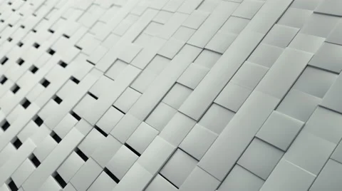 Abstract Waving Cubes Background Random Motion, 3d Loopable Animation 4k Stock Footage 66542343