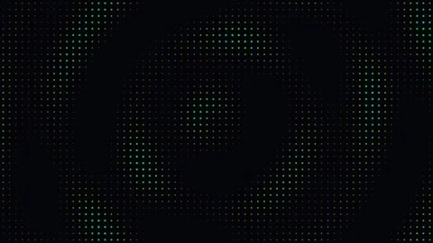 Abstract waving halftone dot grid with shifting colors Stock Footage 335885390