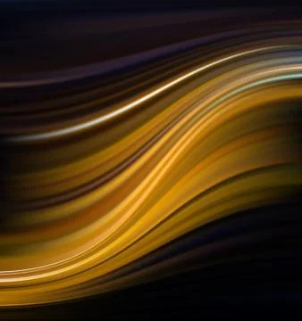 Abstract Waving Lights Vector Background Stock Illustration