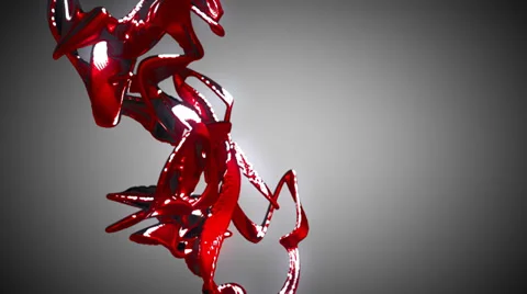 Abstract waving metallic background Video stock 35345786