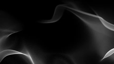 Abstract Waving Particle Technology Background Stock Footage 254748871