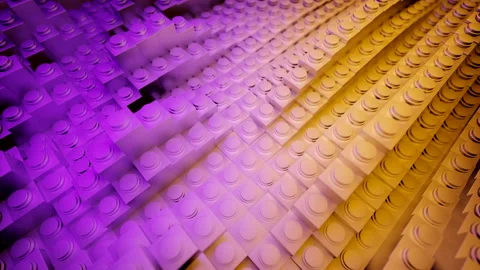 Abstract waving stripes made of tiny square shaped blocks. Design. Fluctuating Video stock 220543809