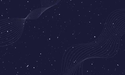 Abstract Waving Technology Background Design. Stock Illustration