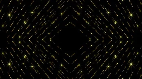 Abstract waving wire shape glitter Particles Stock Footage 251439387