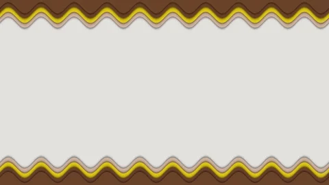 Abstract Wavy Background with Beige and Brown Stock Footage 284396523