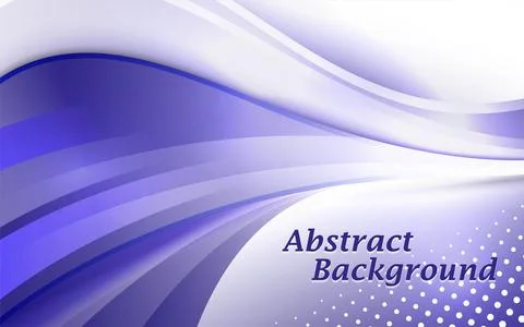 Abstract wavy background in Blue colour Stock Illustration