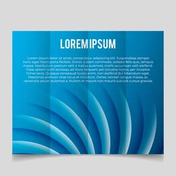 Abstract wavy background. Booklet layout template. Modern technology concep.. Stock Illustration