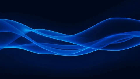 Abstract wavy background in dark blue color. Stock Footage 104493373