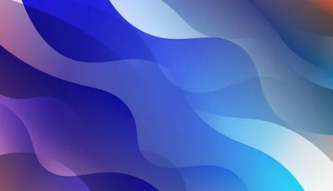 Abstract Wavy Background. For Design, Presentation, Business. Vector Illustra Stock Illustration