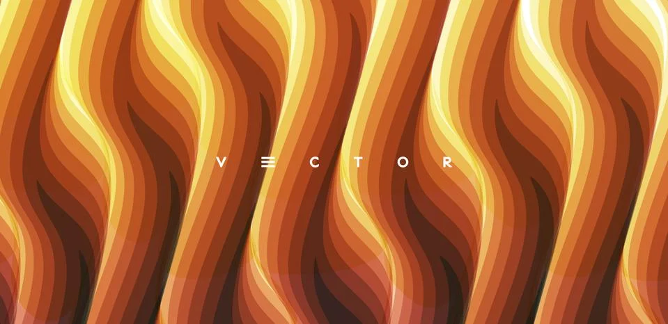 Abstract wavy background with dynamic effect. Modern screen design for mobile Stock Illustration