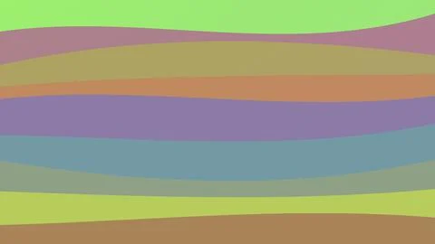 Abstract wavy background featuring colorful horizontal layers in muted past.. Stock Illustration