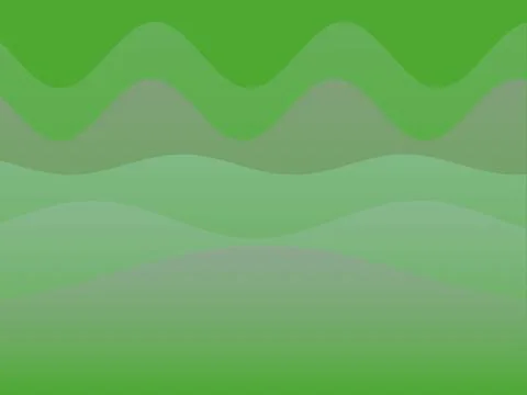 Abstract Wavy Background with Green Layered Hills Pattern for Natural and E.. 스톡 일러스트