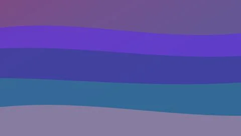 Abstract Wavy Background with Horizontal Purple and Blue Layers of Curved F.. 스톡 일러스트