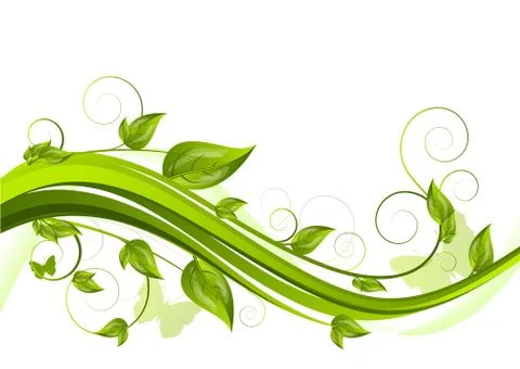 Abstract wavy background Stock Illustration