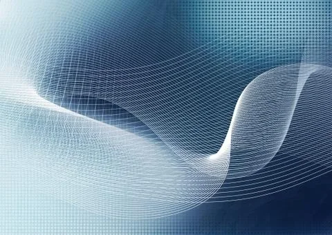 Abstract wavy background Stock Illustration