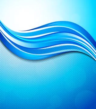 Abstract wavy background Stock Illustration