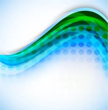 Abstract wavy background Stock Illustration