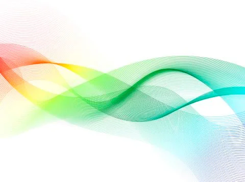 Abstract wavy background Stock Illustration