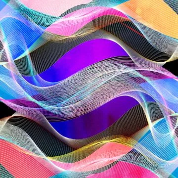 Abstract wavy background Stock Illustration