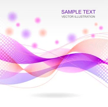 Abstract wavy background Stock Illustration