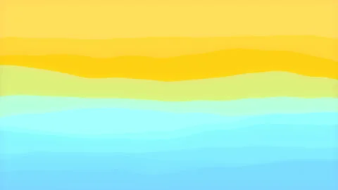 Abstract wavy background. Line art seamless loop animation. 3d rendering 4K UHD Stock Footage 151275370
