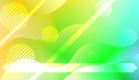 Abstract Wavy Background with Lines, Circle. For Creative Templates, Cards, C Stock Illustration