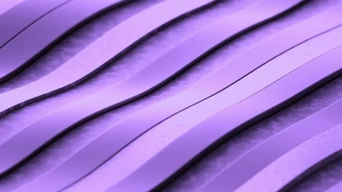 Abstract wavy background modern elegant 3d purple stripes futuristic Stock Footage 327570700