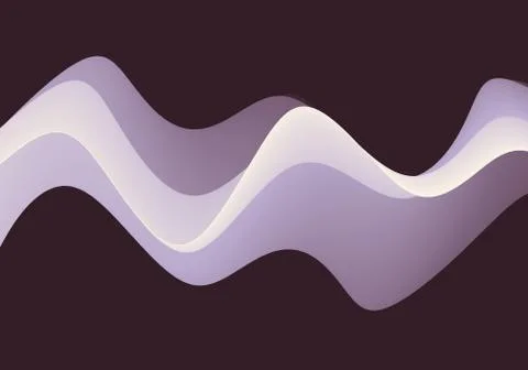 Abstract wavy background with modern gradient colors. Trendy liquid design. M Illustrazione stock