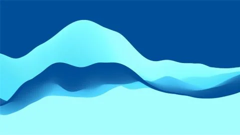 Abstract wavy background with modern gradient colors Stockillustratie