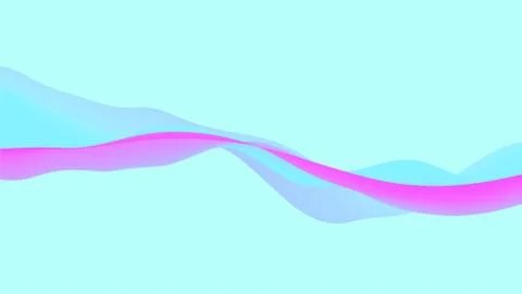 Abstract wavy background with modern gradient colors イラスト素材