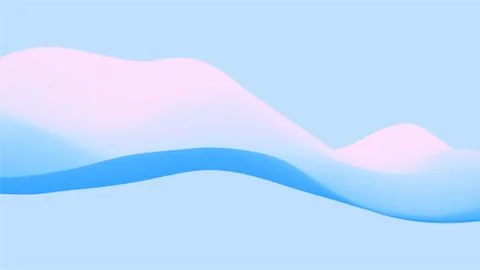 Abstract wavy background with modern gradient colors イラスト素材