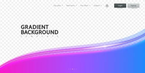 Abstract Wavy Background with Neon Stripes Stock Illustration
