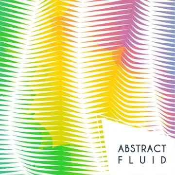 Abstract wavy background, optical art, opart striped Stock Illustration