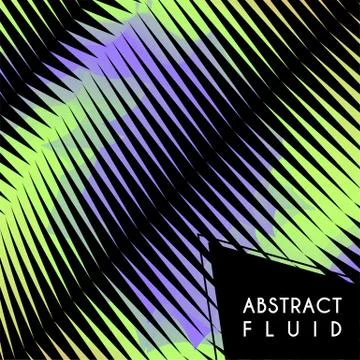 Abstract wavy background, optical art, opart striped Stock Illustration