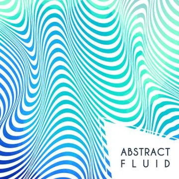 Abstract wavy background, optical art, opart striped イラスト素材