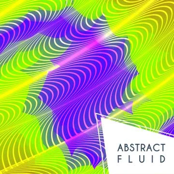 Abstract wavy background, optical art, opart striped Stock Illustration