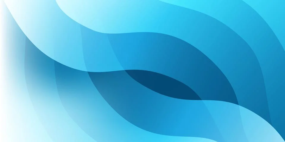 Abstract wavy background with  translucent wavy, curvy shapes, soft gradien.. Stock Illustration