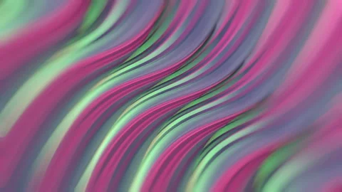 Abstract wavy background of twisted shapes. 3d rendering loop animation HD Stock Footage 212300053
