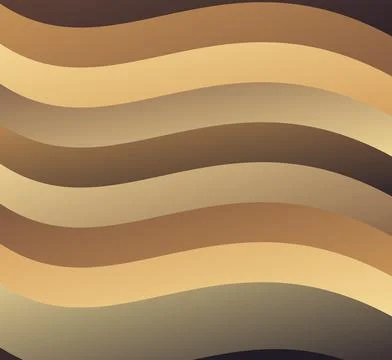 Abstract wavy background with warm gradient colors creating smooth flowing .. Stock Illustration