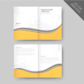 Abstract wavy banner template design Stock Illustration