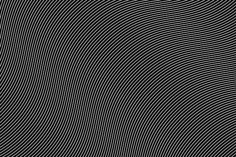 Abstract wavy black and white lines background イラスト素材