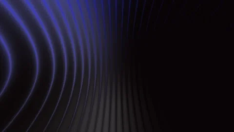 Abstract Wavy Blue and Gray Lines Motion Background Loop Stock Footage 340012782