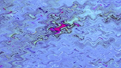 Abstract Wavy Blue with  Distorted Colors Stock Footage 289132901