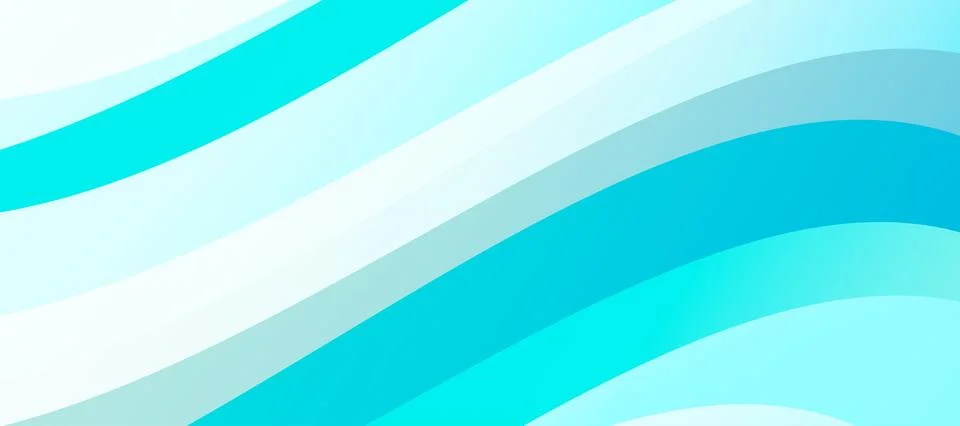 Abstract Wavy Blue Gradient Background Illustration Design Stock Illustration