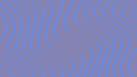 Abstract wavy blue lines pattern on a purple background Stock Illustration